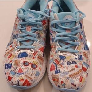 Asic Gel Cumulus 23 Special Edition Size 8.5 Running Shoes USA Cookout July 4th